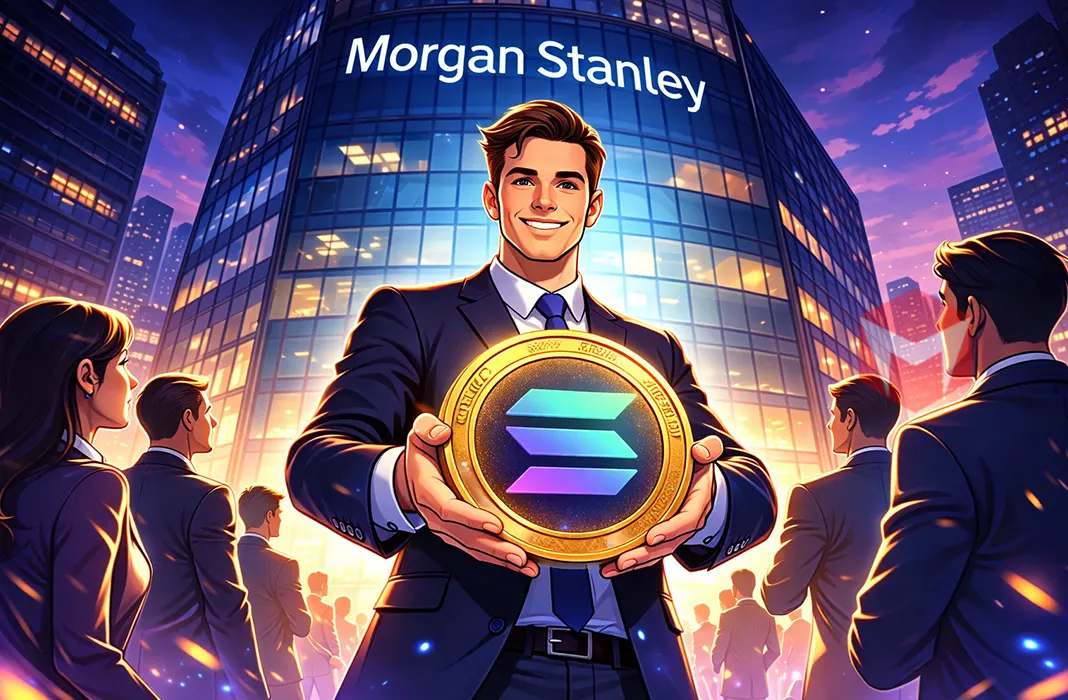 Morgan Stanley Serius ke Kripto, Ajukan Solana Trust Morgan Stanley Solana