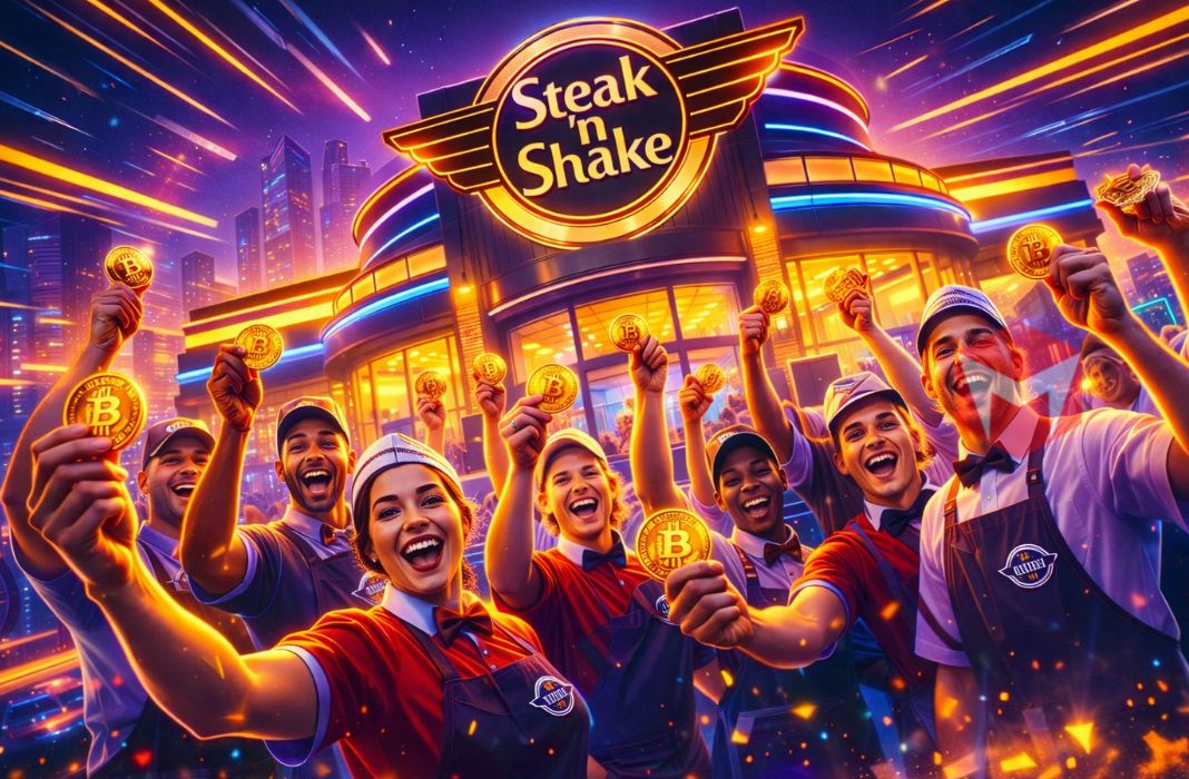 Steak 'n shake bitcoin btc