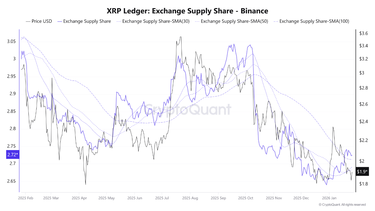 Supply Share XRP Ledger