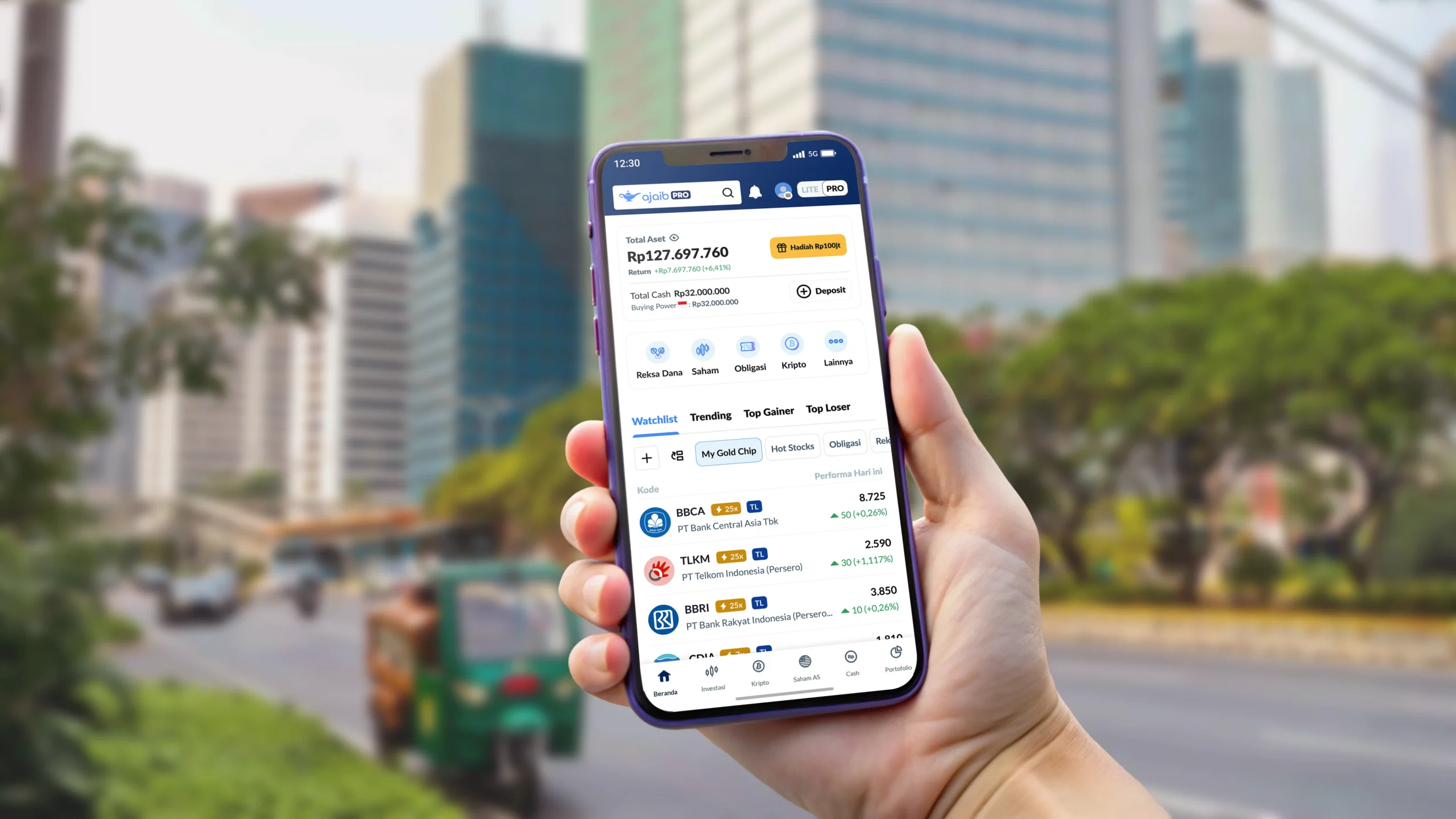 Tampilan Aplikasi Ajaib