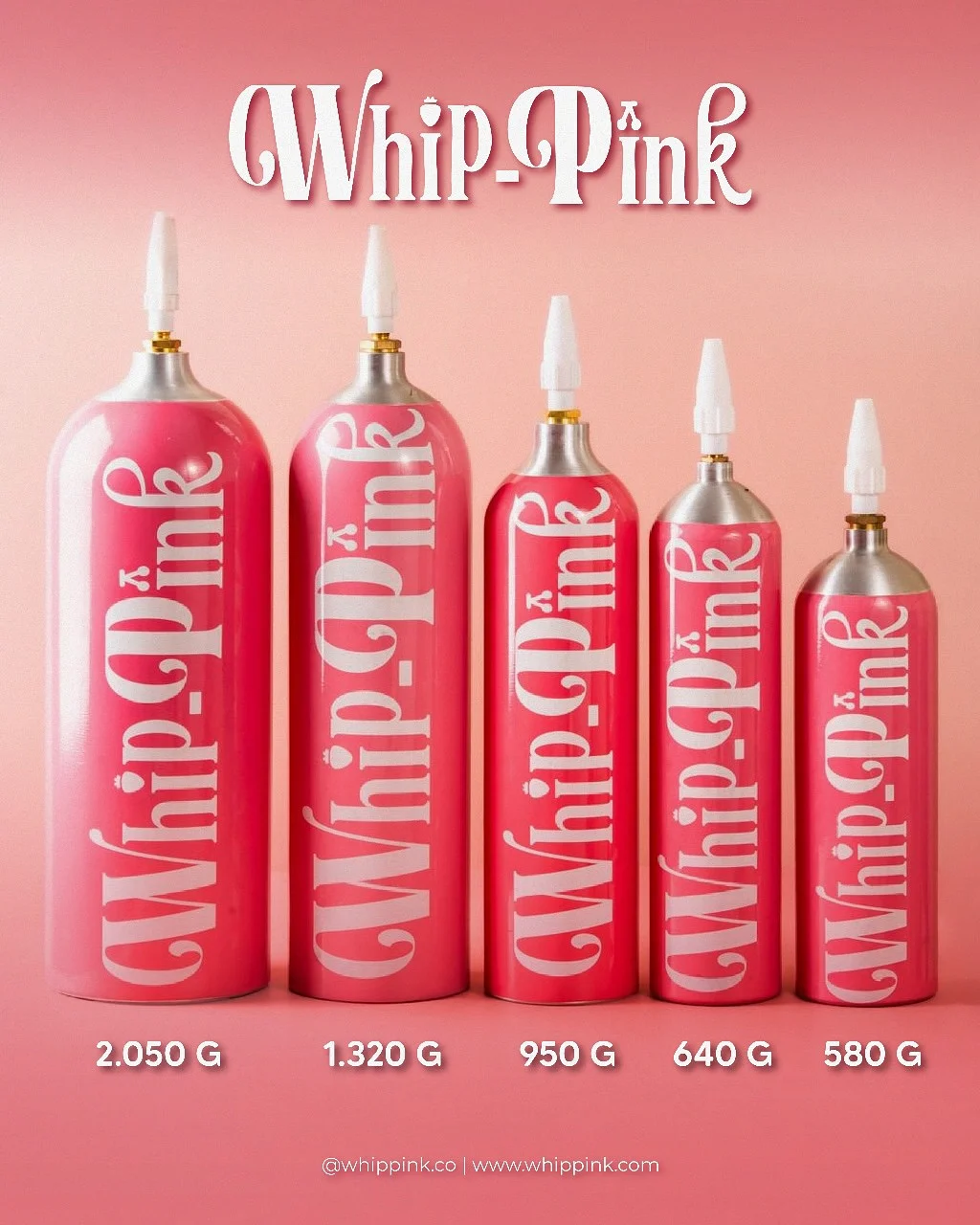 Ukuran Kemasan Whip Pink