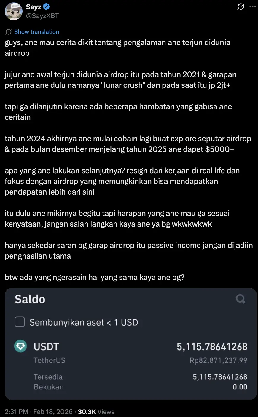 Cerita Pemburu Airdrop Kripto Indonesia yang Resign dari Pekerjaan
