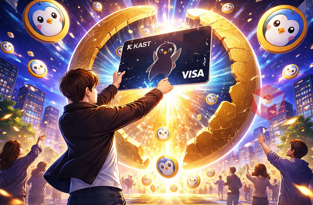 Gandeng Visa dan KAST, Token PENGU Siap Melejit 400 Persen