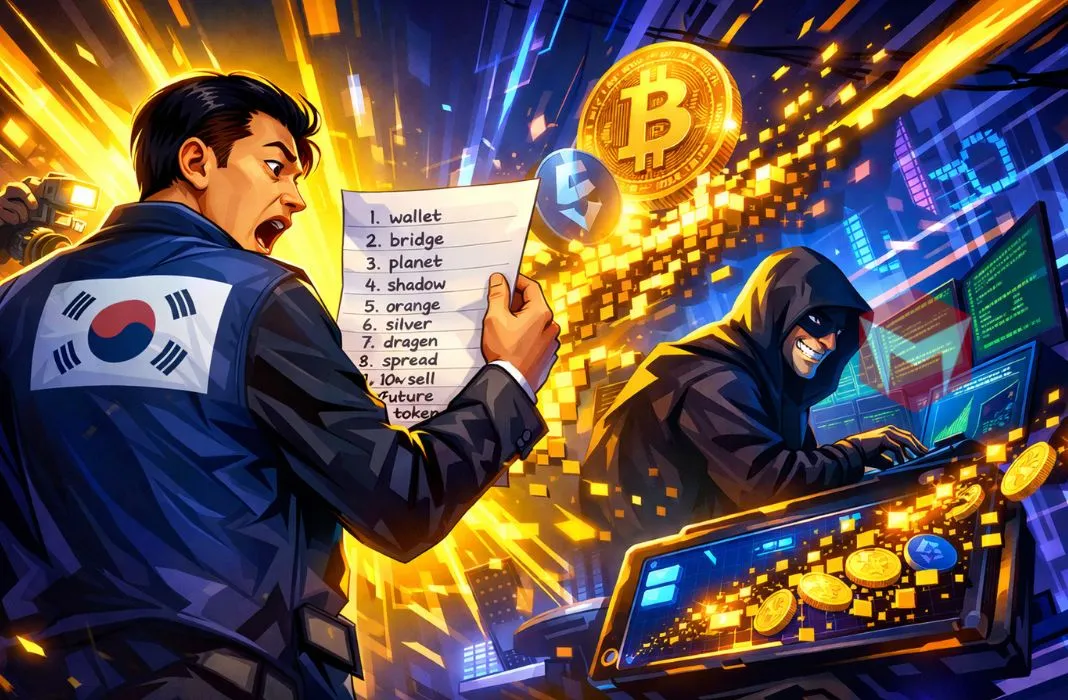 Otoritas pajak korea selatan mempublikasikan mnemonic phrase dan kehilangan aset kripto