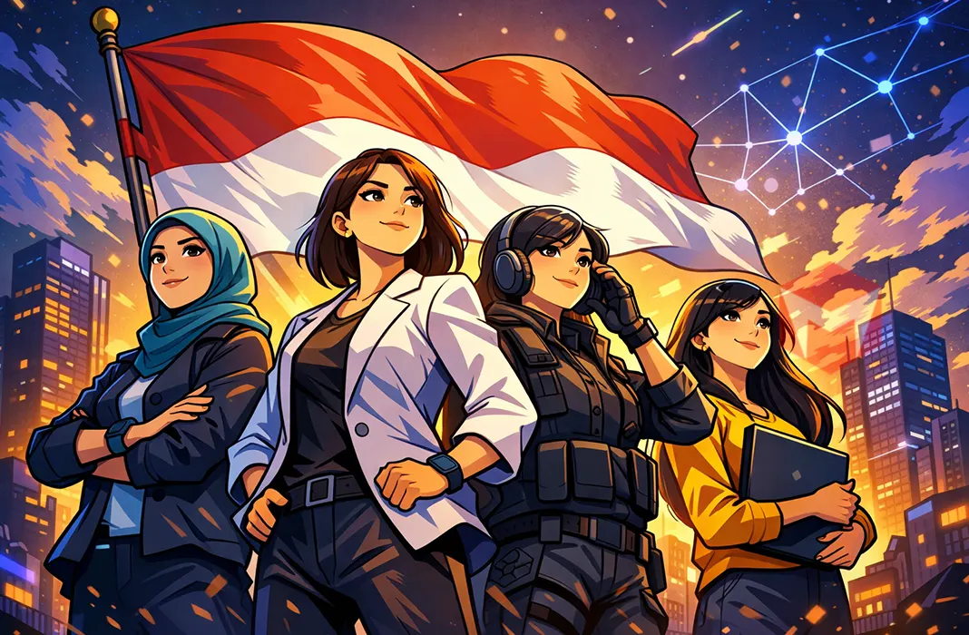 Peran Perempuan Indonesia Kian Kuat di Siber dan Blockchain Perempuan Indonesia