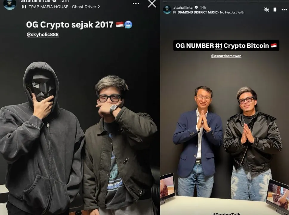 Story Instagram Atta Halilintar Terkait Teaser Podcast dengan Skyholic dan Oscar Darmawan