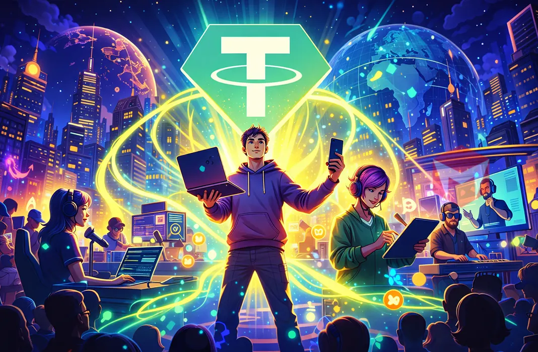 Tether Gaspol ke Ekonomi Kreator dengan Investasi Terbarunya Tether