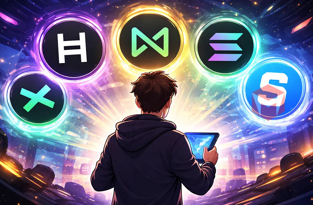 Analisis Kripto Hari Ini HBAR, EGLD, SAND, SOL, NEAR di Zona Kritis