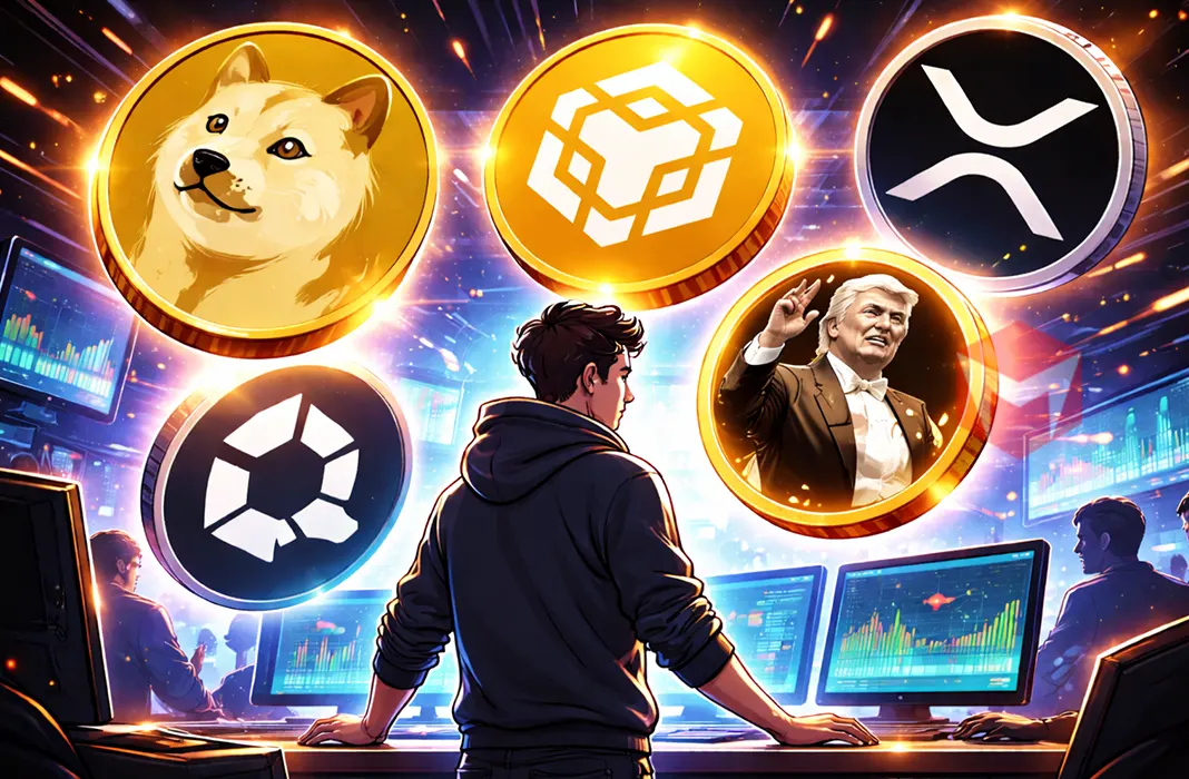 Analisis Kripto Harian BNB, XRP, DOGE, TRUMP, QNT di Area Penentuan Analisis Kripto Harian