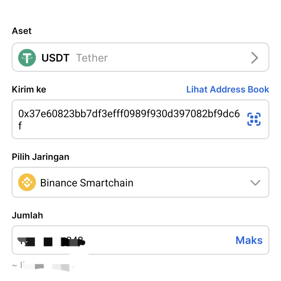 Langkah 4 Cara Transfer USDT