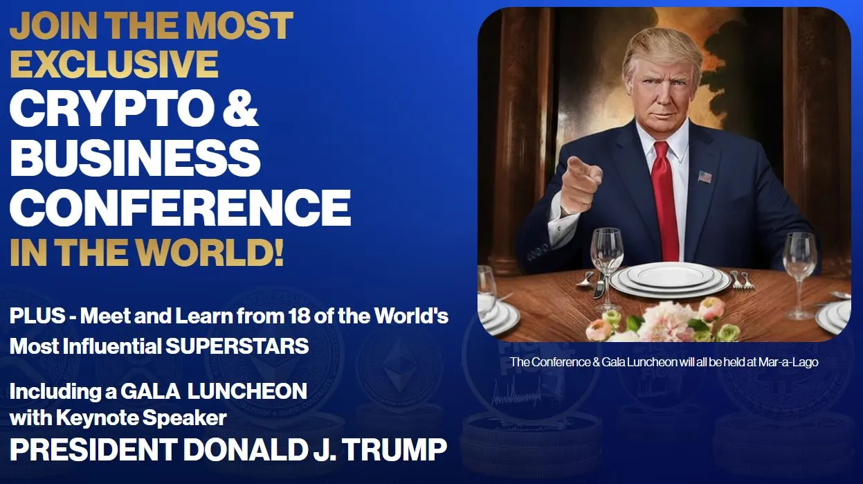 Poster Acara Gala Mar-a-Lago Donald Trump