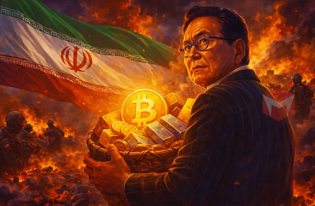 Robert Kiyosaki krisis crash konflik iran bitcoin