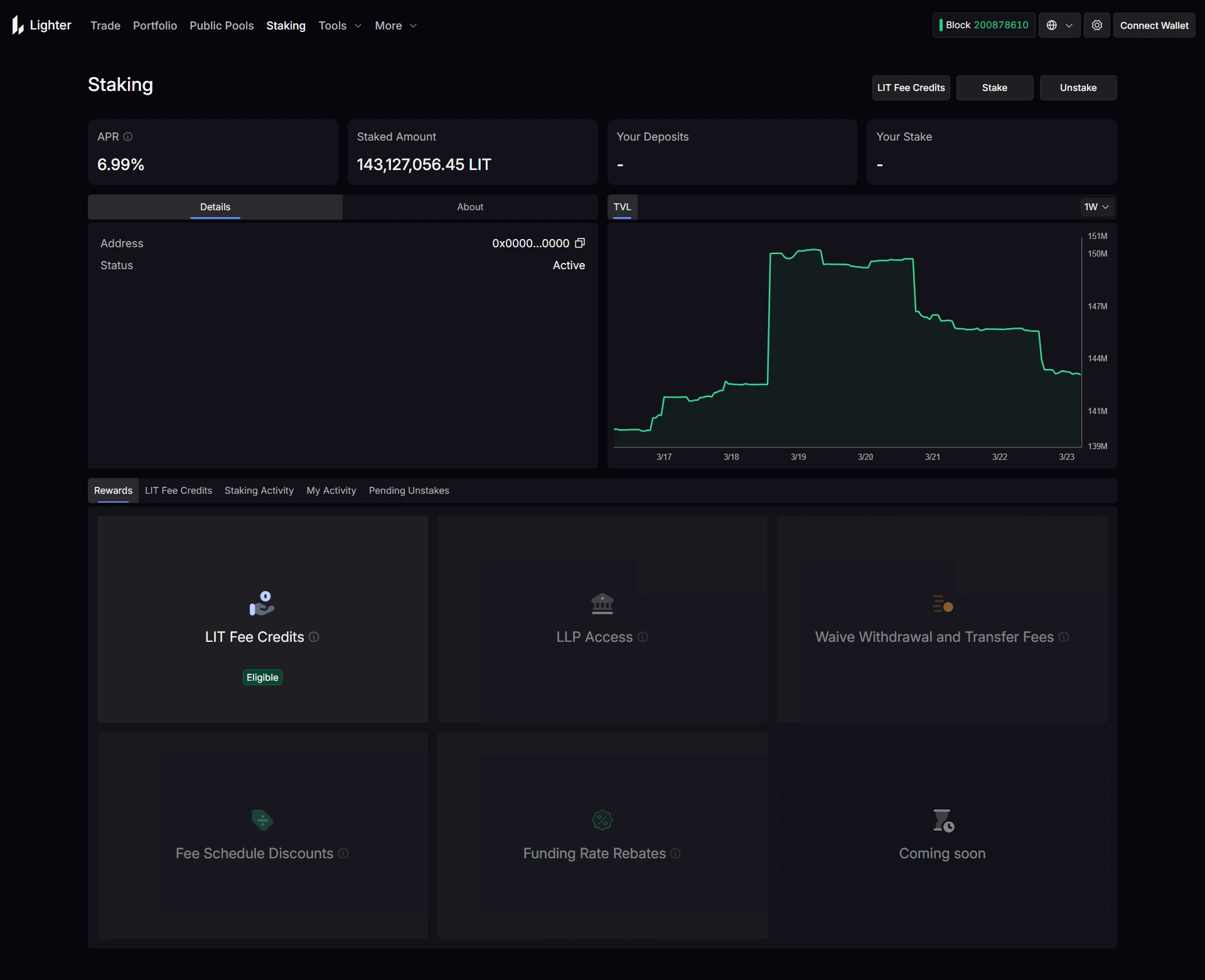 Staking Token Lighter (LIT)