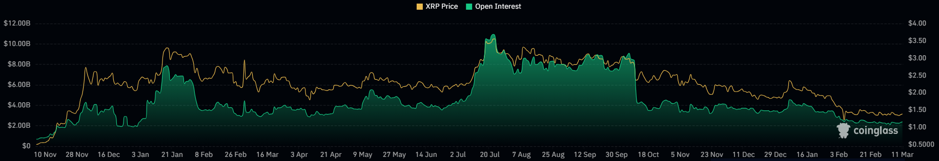 XRP OI