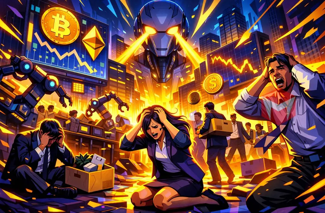 gelombang phk industri kripto karena kecerdasan buatan AI