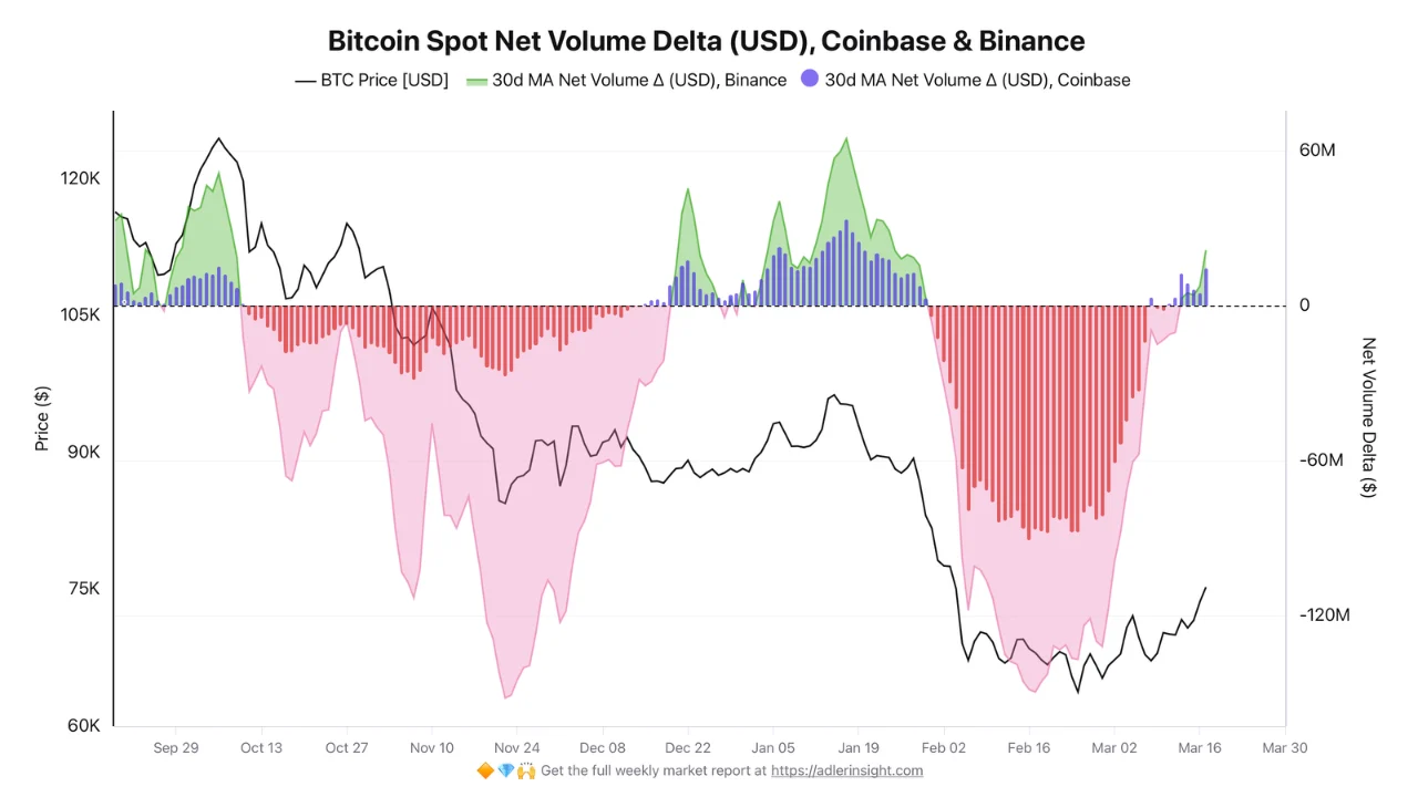spot net volume Bitcoin