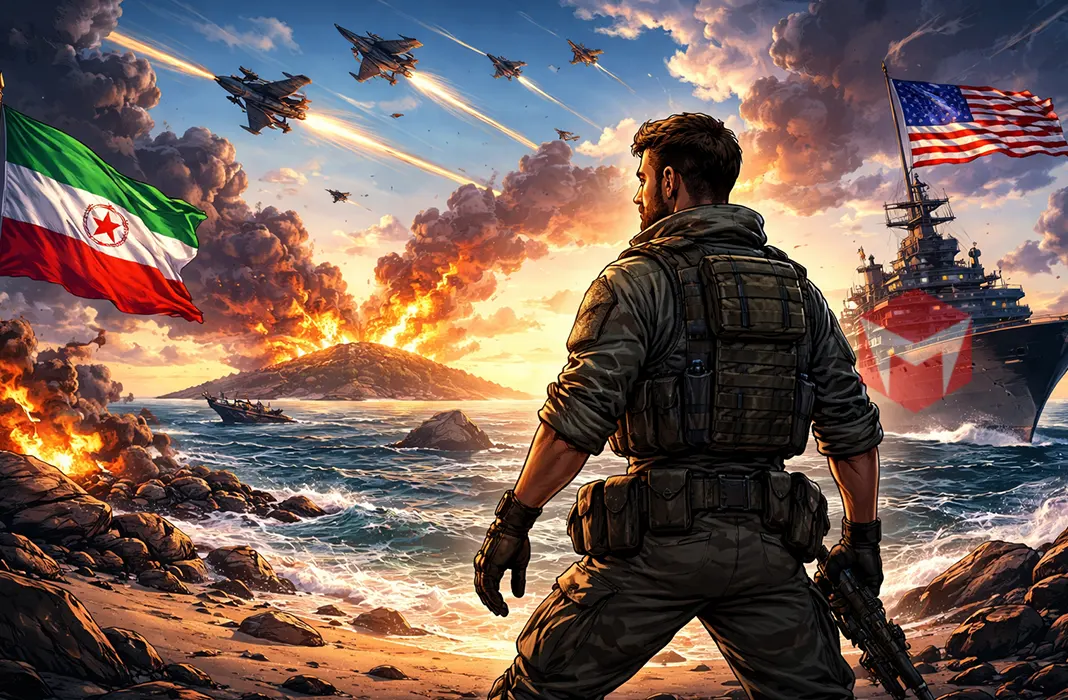 AS Bombardir Lebih dari 50 Target Militer di Pulau Penting Iran