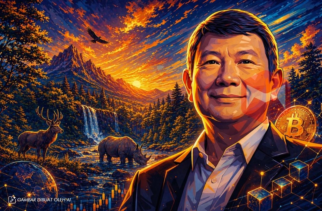 Bukan cuman bisnis kripto adik prabowo jadi satgas taman nasional Hashim Djojohadikusumo