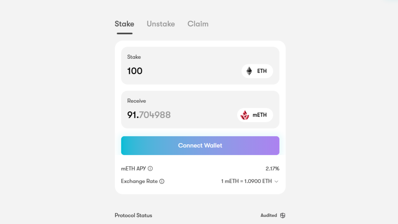 Tempat Staking Ethereum, mETH