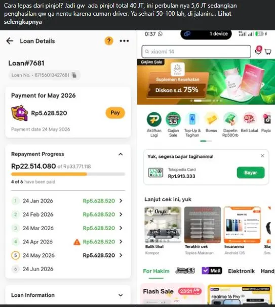 Total Utang Pinjol Trader Kripto - KKPC 2.0