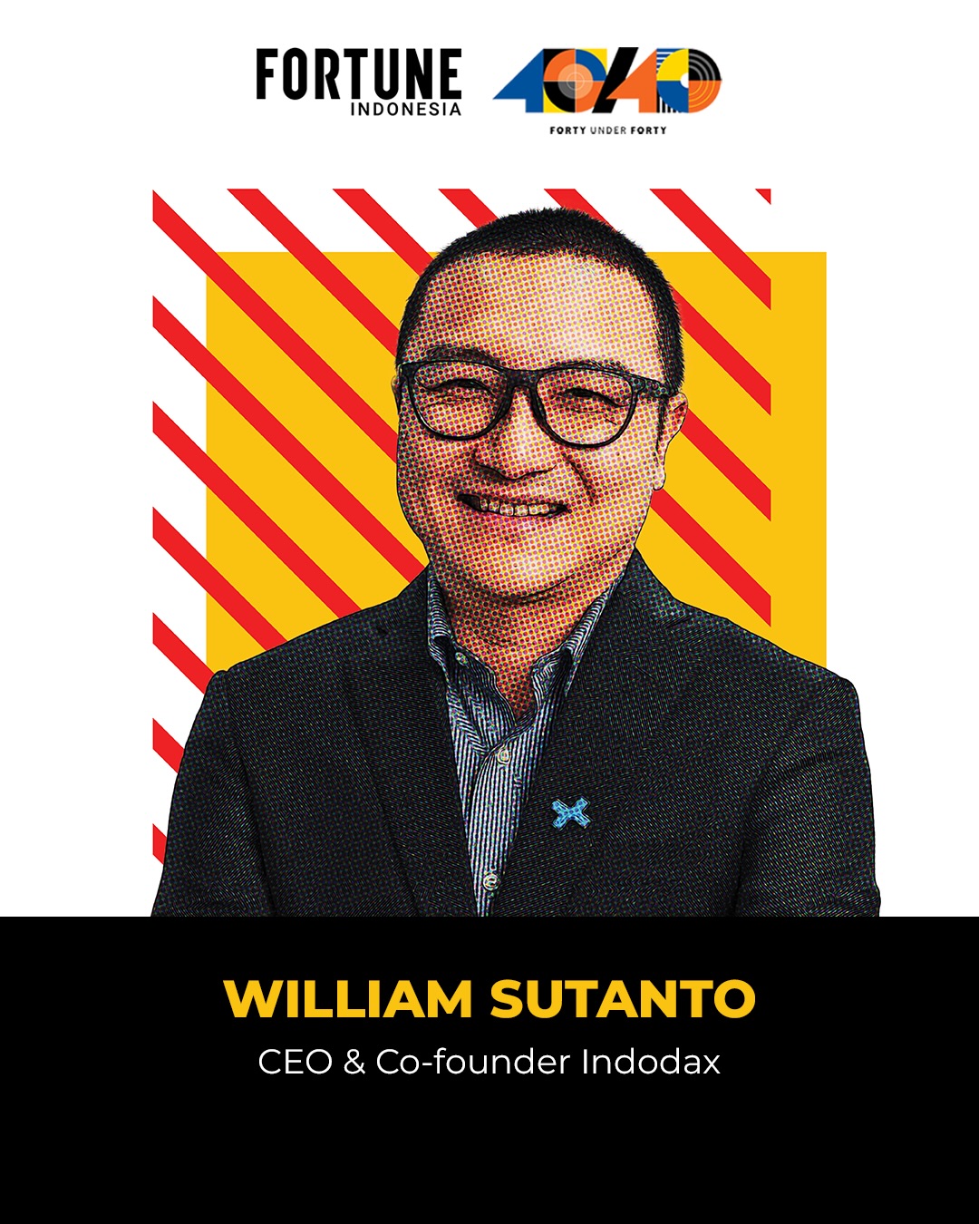 William Sutanto dalam FORTUNE Indonesia 40 Under 40 tahun 2026