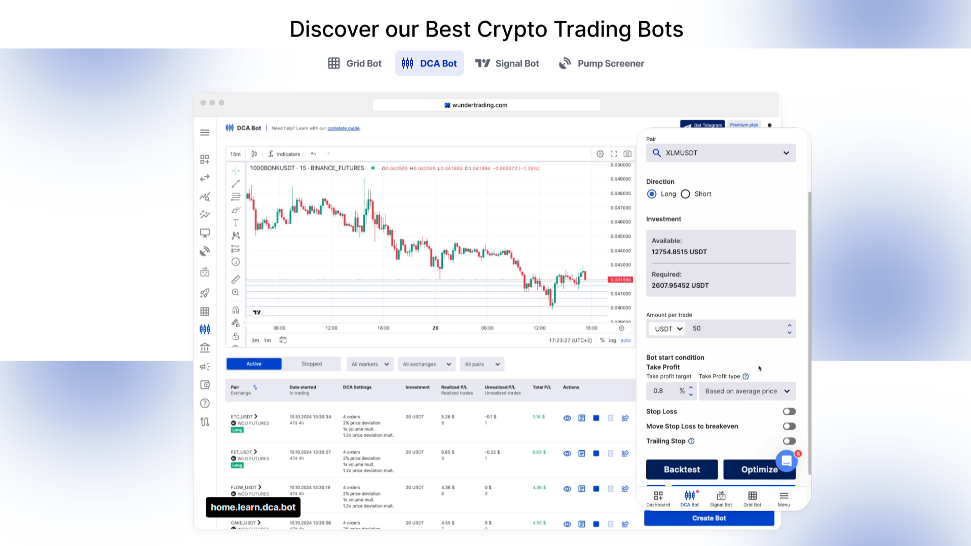 WunderTrading AI Trading Crypto