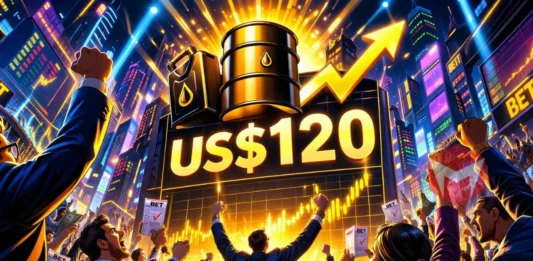 harga minyak US 120 data polymarket