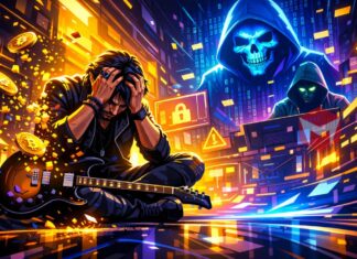 musisi kehilangan aset kripto karena aplikasi ledger palsu