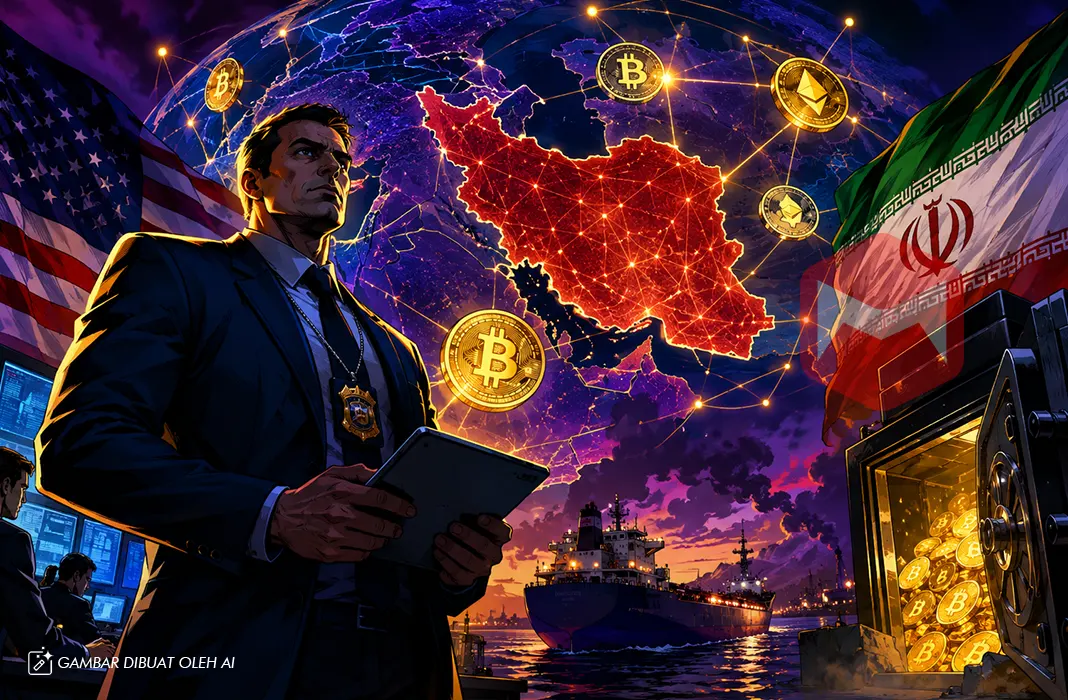Geger! AS Mulai Buru Dana Kripto Iran Senilai Rp125 Triliun