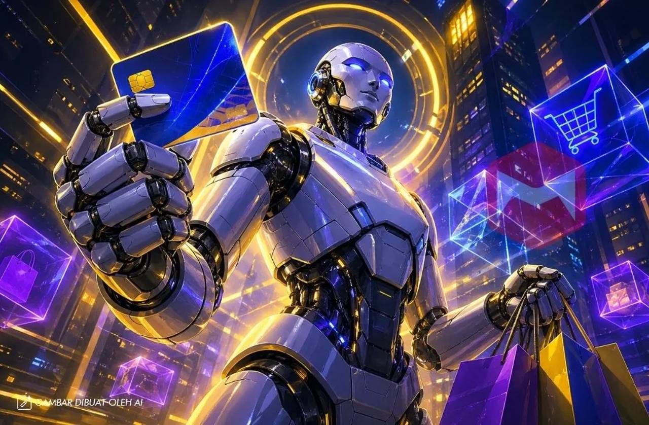 Agen AI kartu virtual visa tether stablecoin belanja