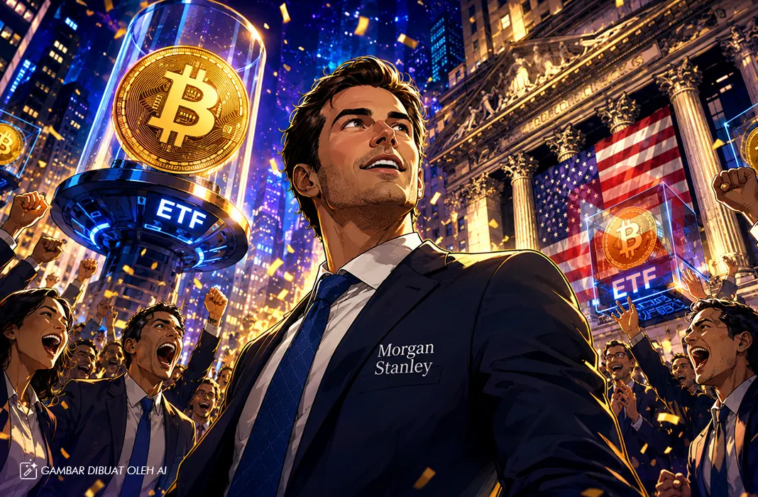 Bitcoin ETF Baru Morgan Stanley Bikin Heboh Wall Street, Hampir US$200 Juta Mengalir Masuk