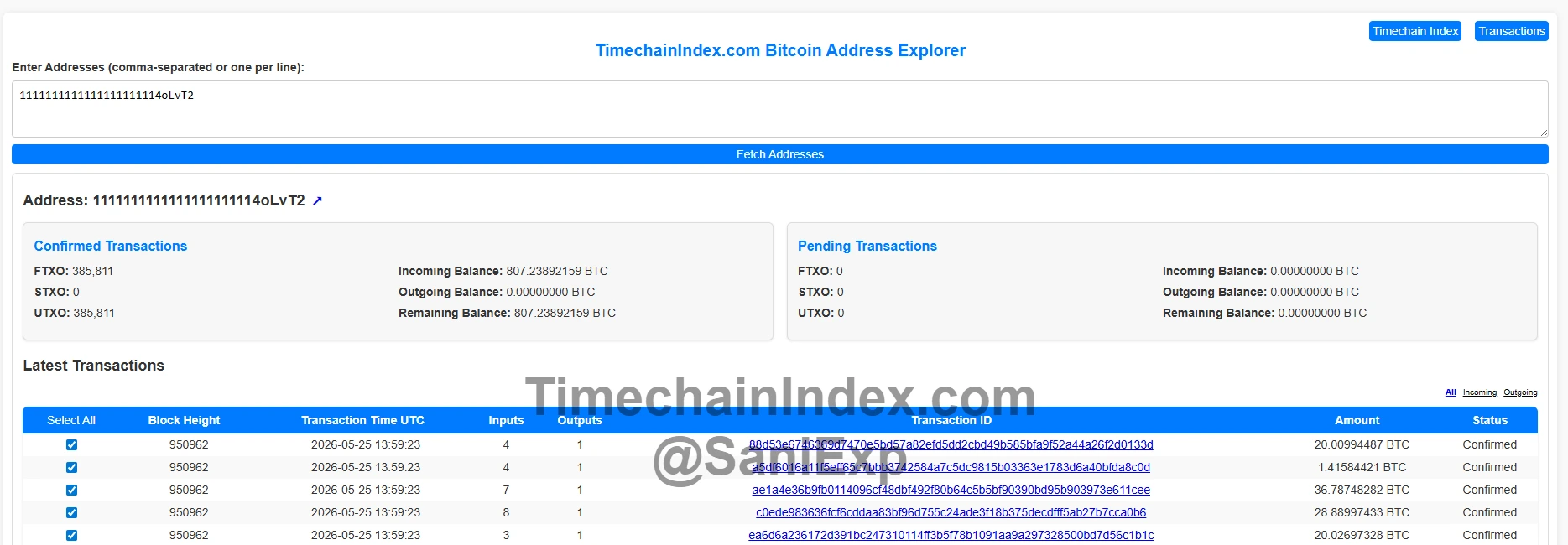 Burn Address Bitcoin - Sani