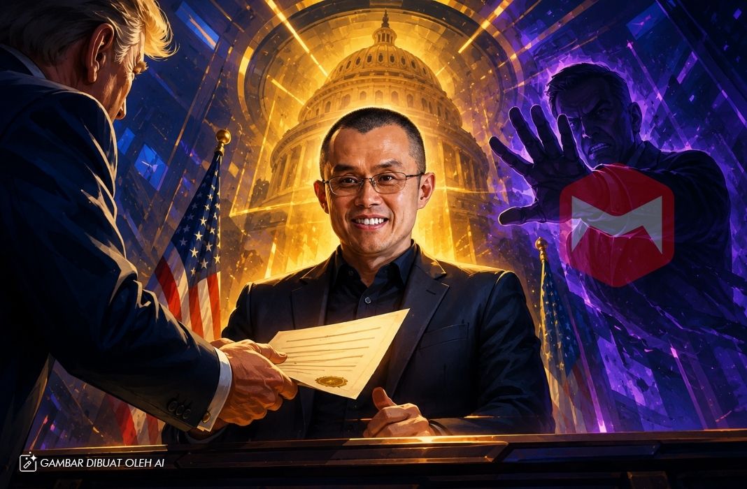 CZ Binance Changpeng Zhao Pengampunan trump
