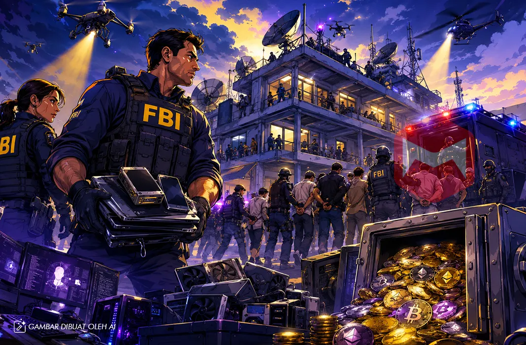 FBI Bongkar Kerajaan Penipuan Kripto, Sita Aset Senilai Rp140 Triliun