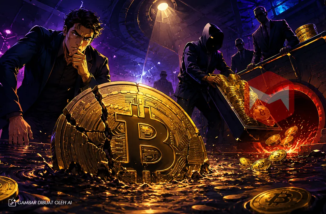 Harga Bitcoin Mendadak Ambles, Data Ini Bongkar Dalang di Baliknya