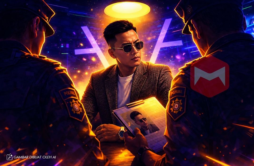 Kalimasada penuhi panggilan polisi yang merupakan partner timothy ronald dalam membangu akademi crypto
