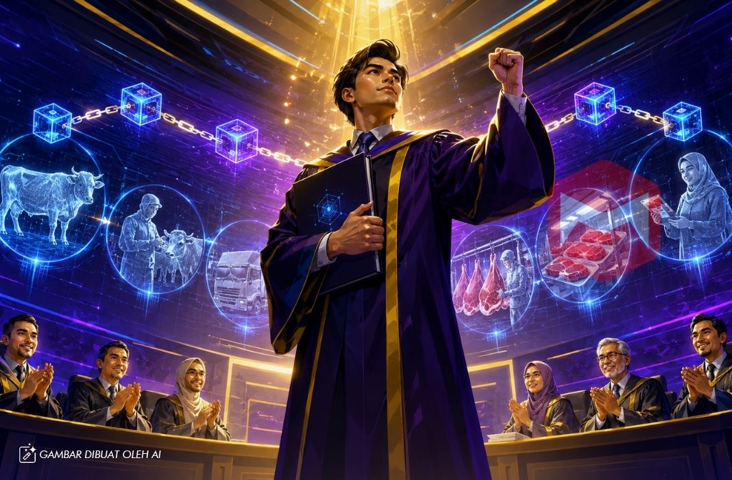Kandidat doktor undip bangun sistem blockchain untuk melacak rantai pasok daging halal Kandidat doktor undip bangun sistem blockchain untuk melacak rantai pasok daging halal
