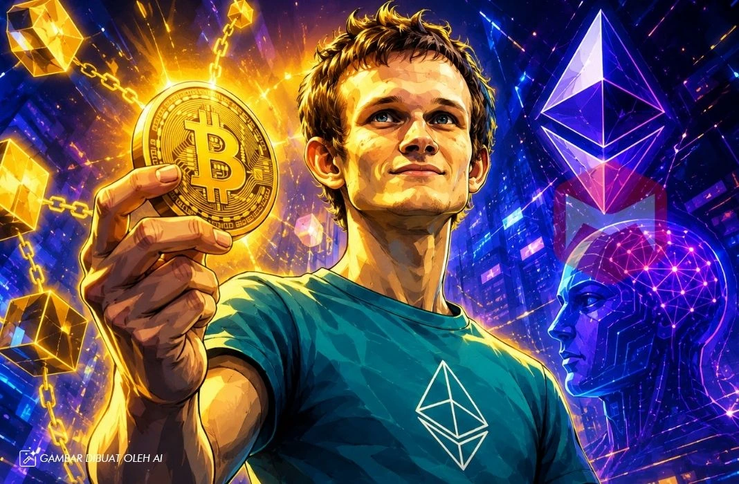 Pandangan vitalik buterin soal masa depan kripto lewat integrasi kecerdasan buatan (AI)