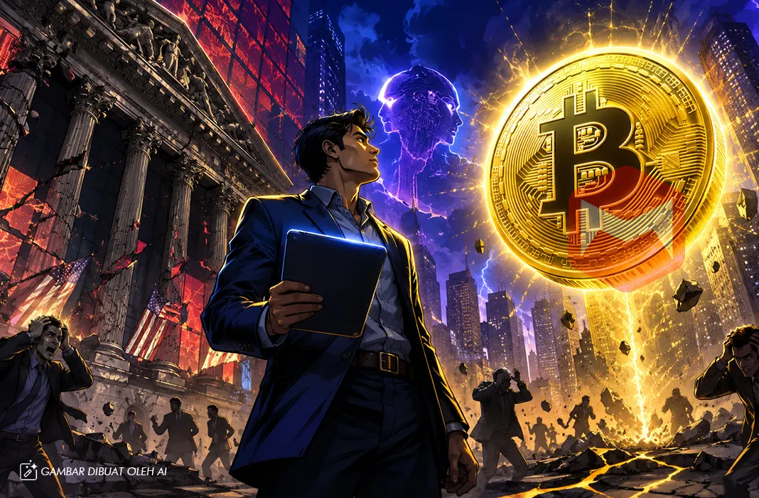 Pasar Saham AS Mulai Rapuh, Bitcoin Malah Kasih Sinyal Besar Ini