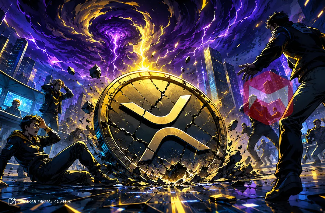 Gawat! Tekanan Jual XRP Melejit, Likuidasi Long Tembus US$4,5 Juta