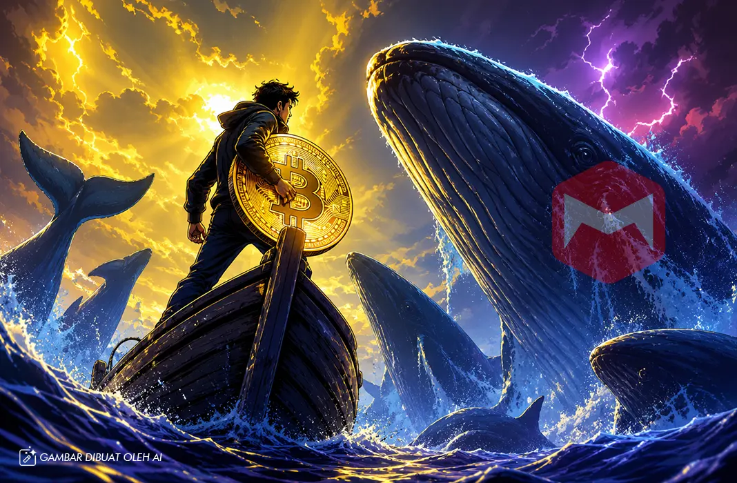 Whale Bitcoin Bergerak Lagi, Harga Naik Tapi Alarm Bahaya Mulai Menyala