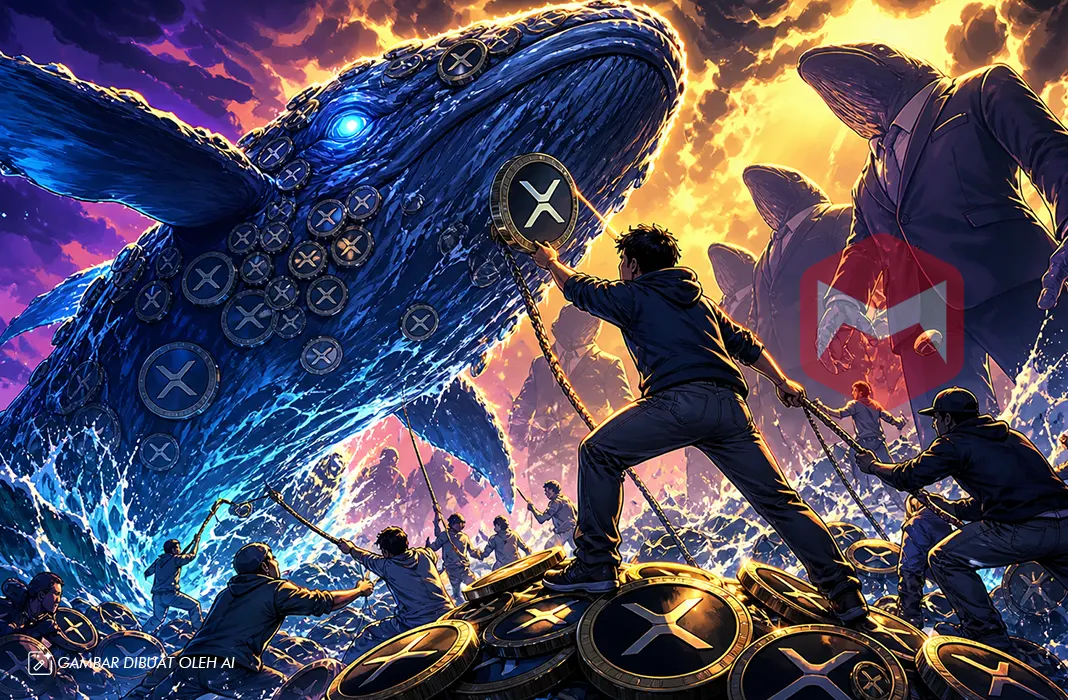 XRP Hari Ini: Peta Kekuatan Berubah, Investor Kecil Mulai Ganggu Dominasi Whale