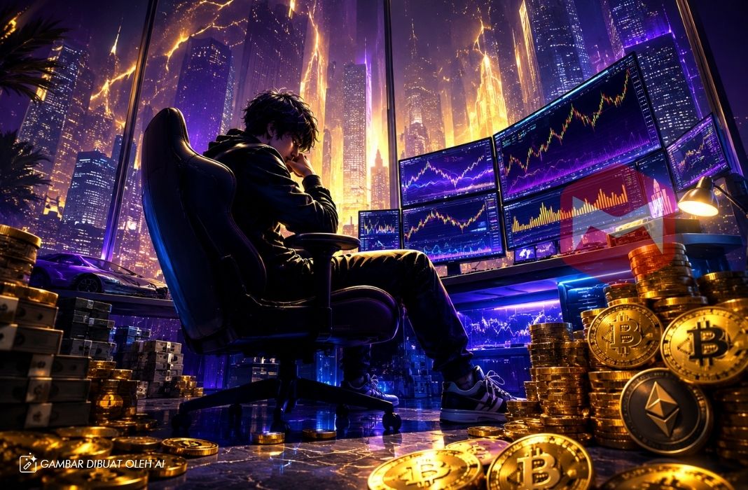 cerita sedih trader kripto walaupun profit jutaan per hari