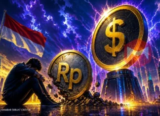 nilai tukar mata uang rupiah indonesia melemah terhadap stablecoin usdt dolar as