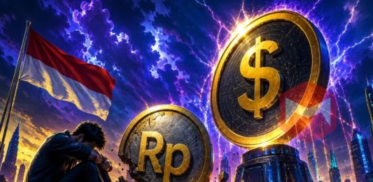 nilai tukar mata uang rupiah indonesia melemah terhadap stablecoin usdt dolar as