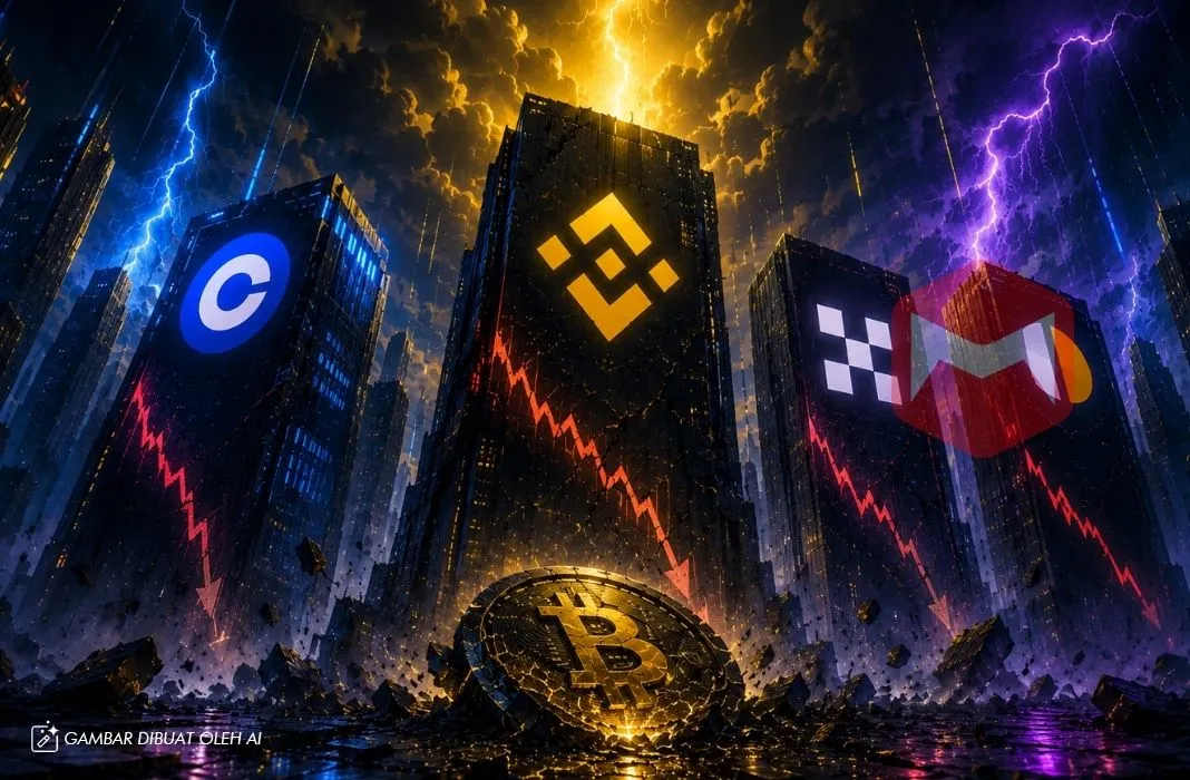 pasar kripto lesu crypto exchange terkenda dampak pada april 2026