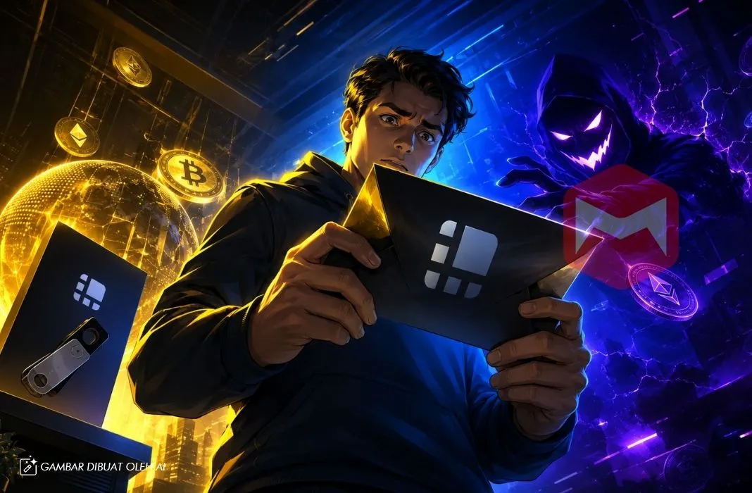 surat palsu yang dikirim penipu hardware wallet ledger