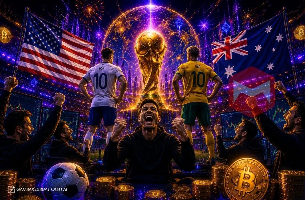 Amerika Seringkat bungkam australia pada piala dunia 2026 dan trader polymarket panen cuan