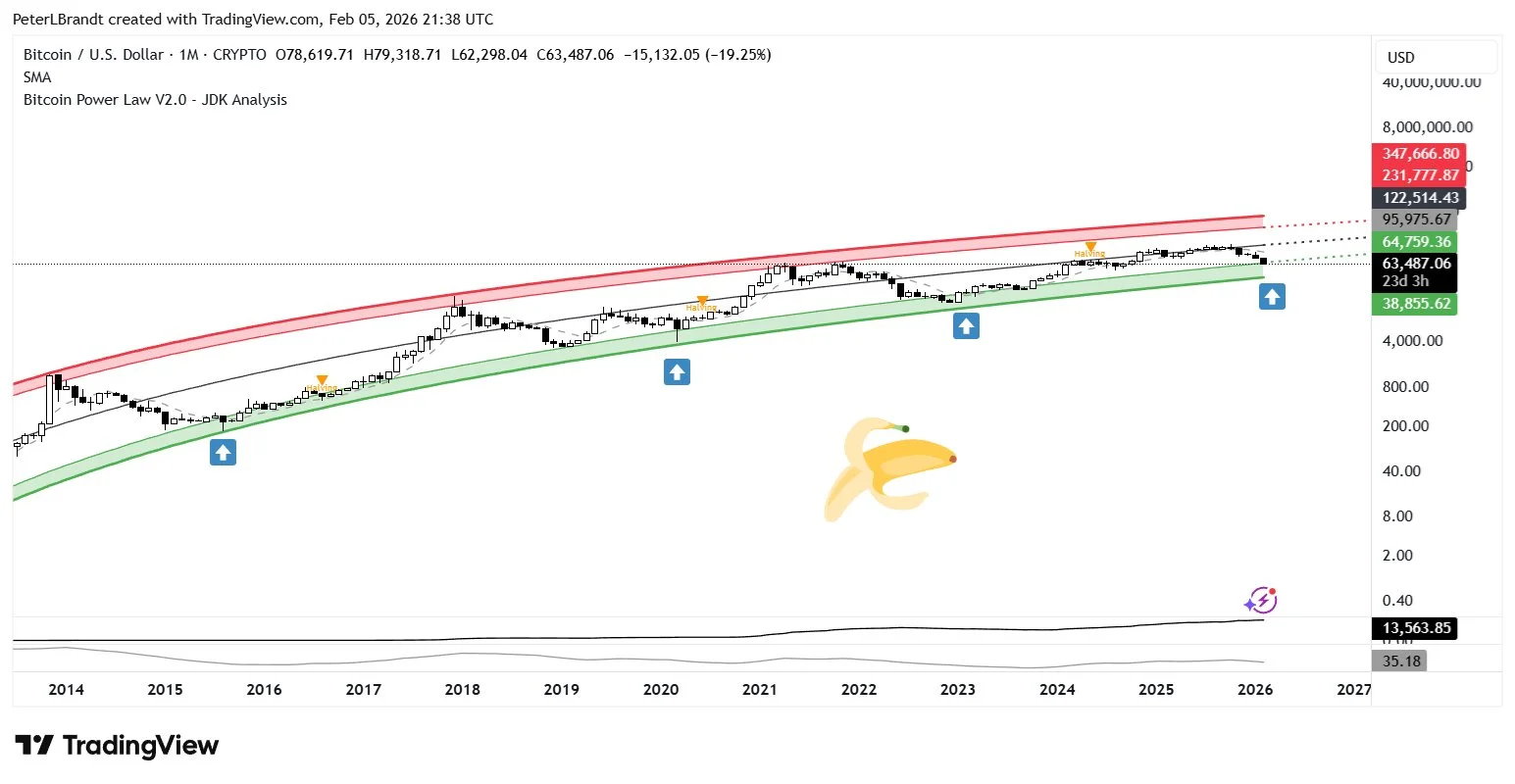 Bitcoin Banana Peel - Peter Brandt