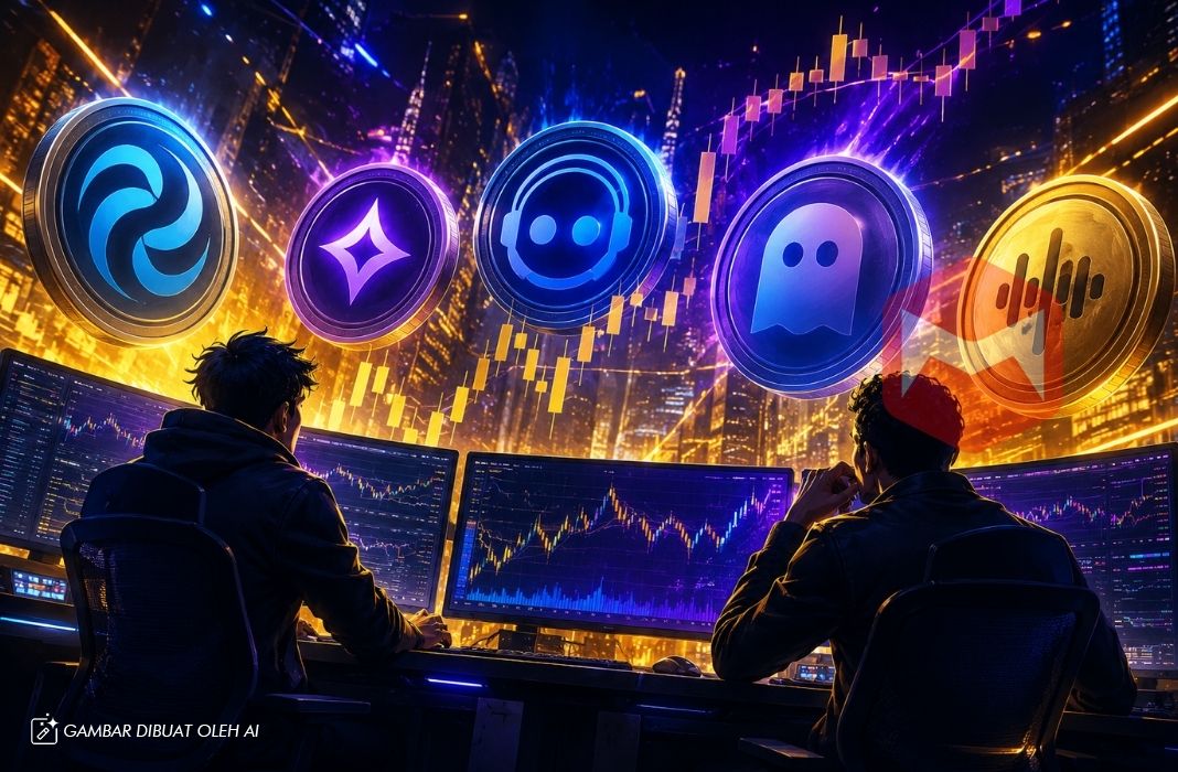 Daftar aset kripto top gainers hari ini yang wajib dilirik dan dipantau